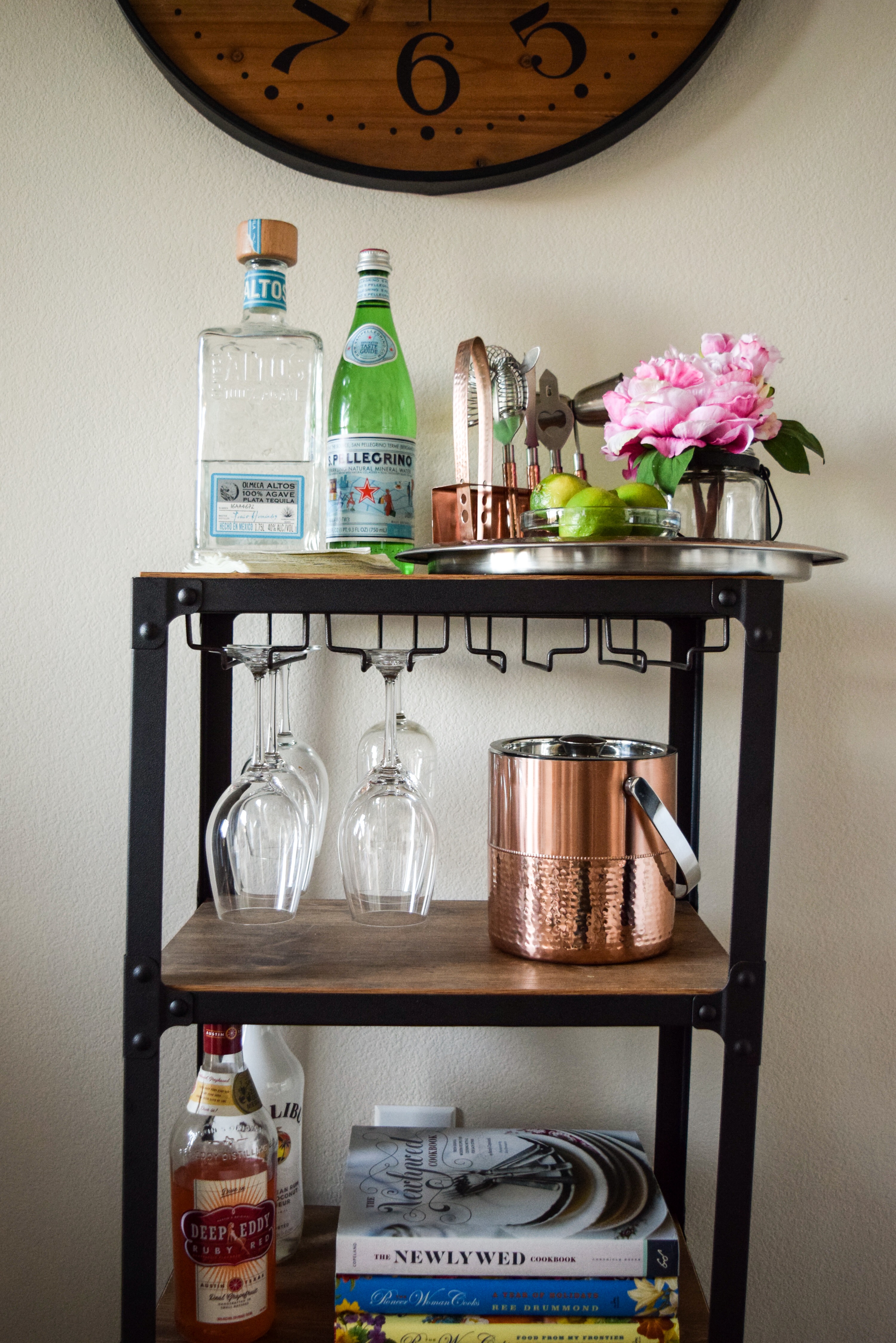 How To Style A Bar Cart On A Budget