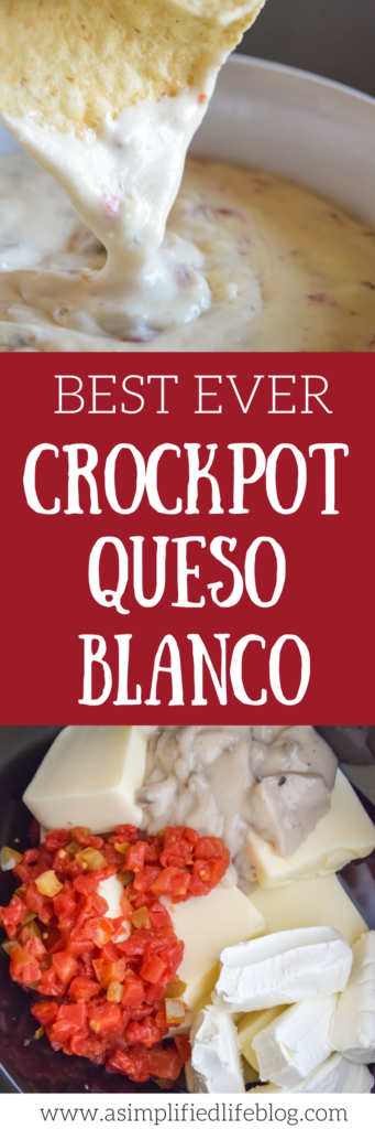 white queso | queso blanco | crockpot queso | easy queso recipe 