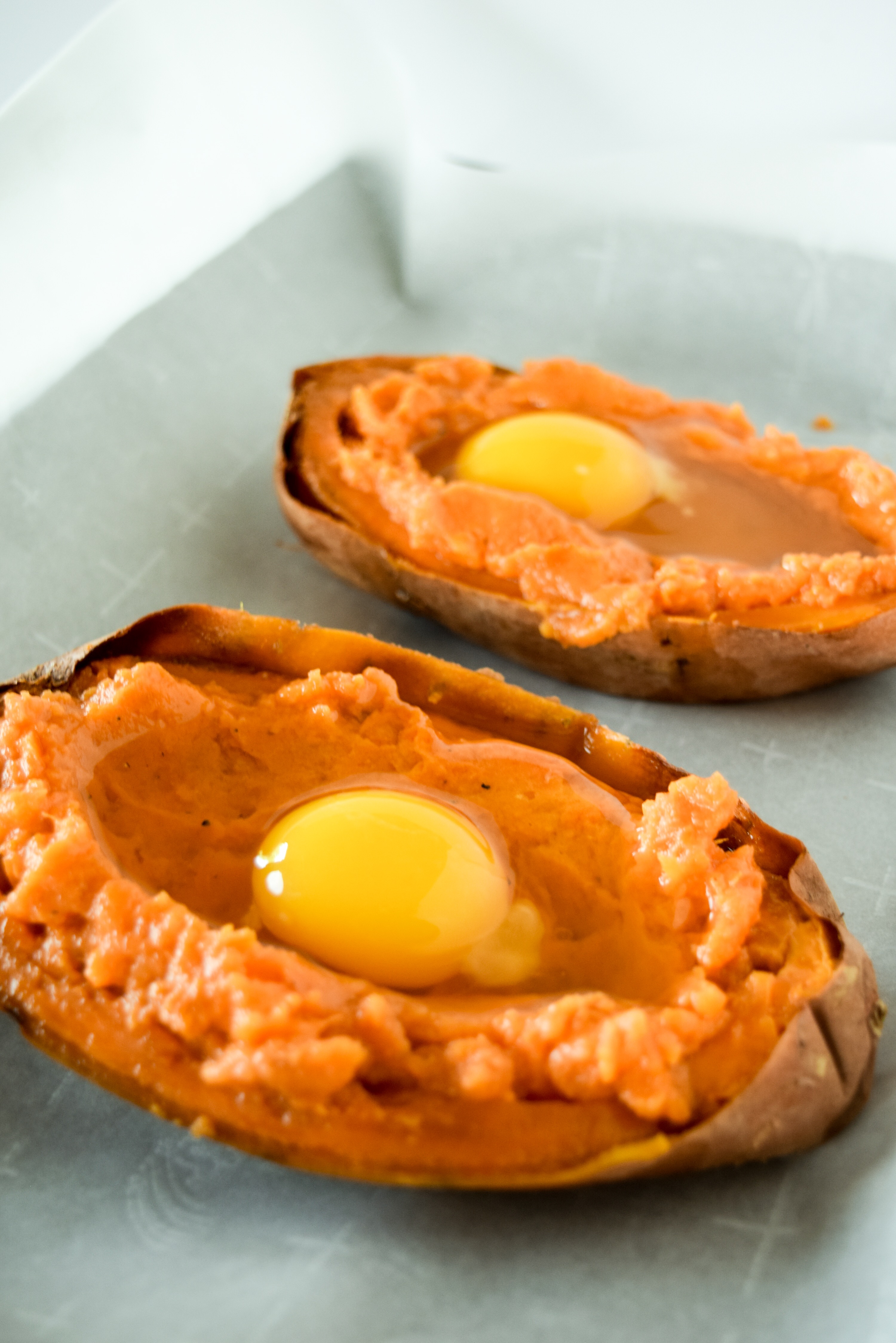 twice baked sweet potato boats | paleo breakfast | whole30 breakfast