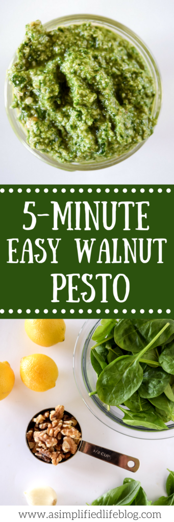 Easy Walnut Pesto