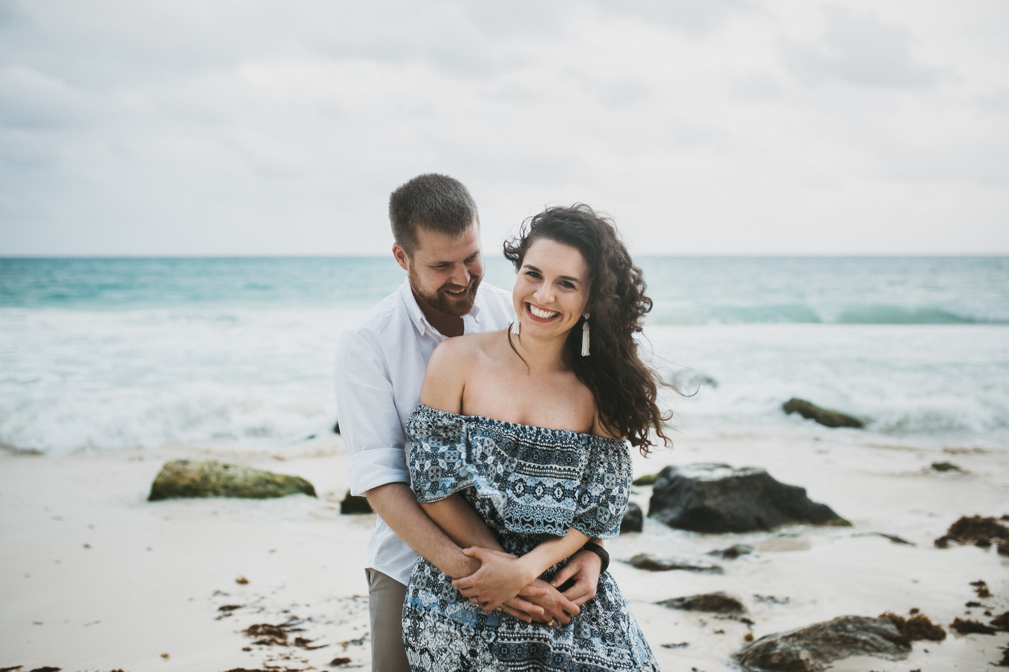 playa del carmen beach photoshoot | couple photoshoot | couple beach photoshoot