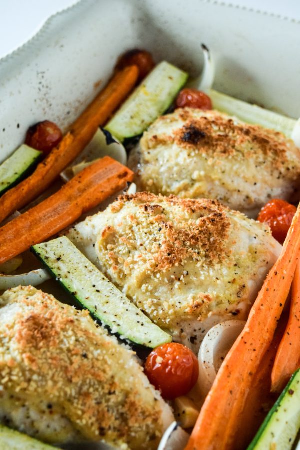 Hummus Crusted Chicken