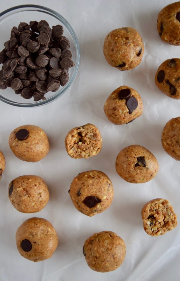 Banana Nut Chocolate Chip Balls - A Simplified Life