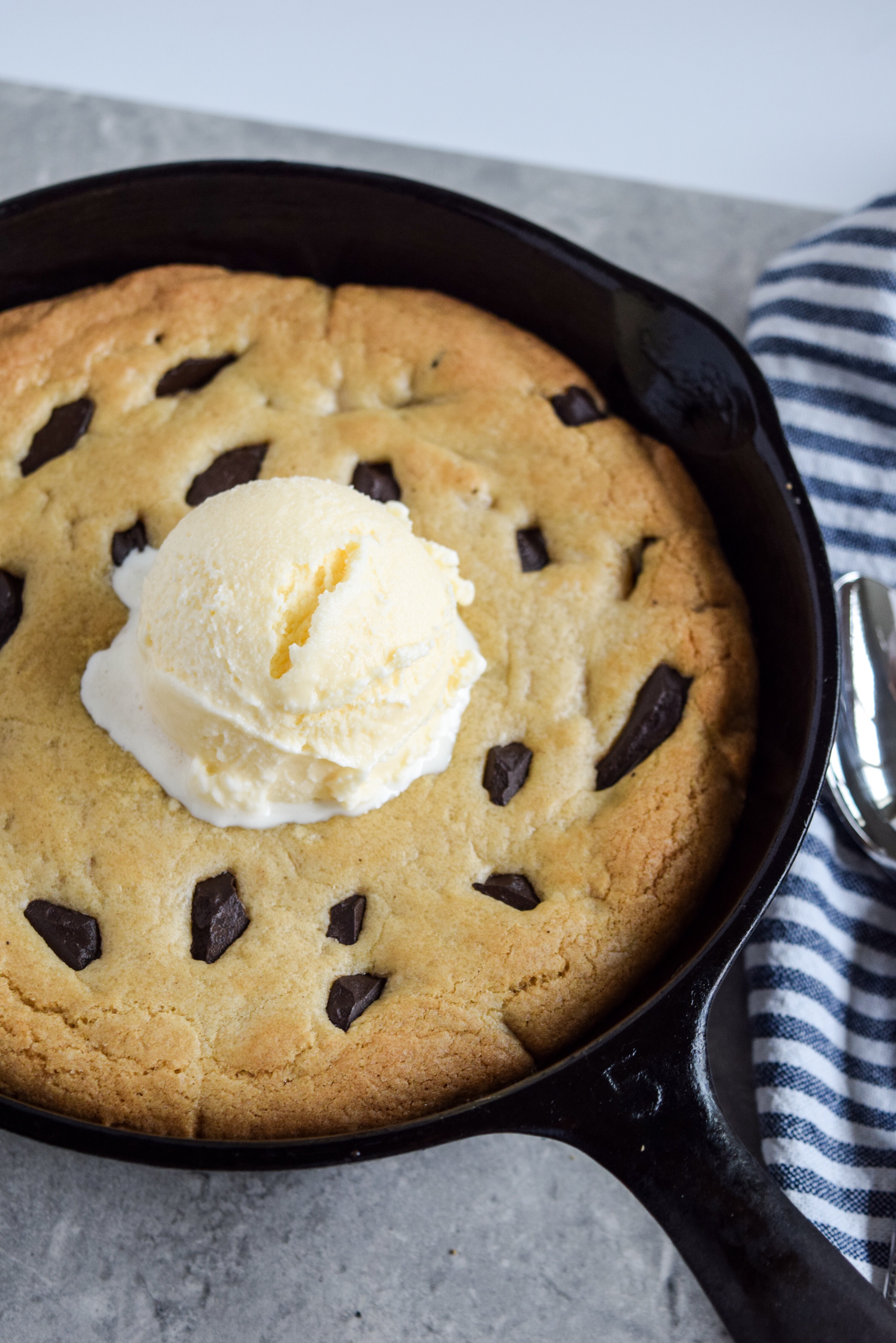 One Pan Chocolate Chip Skillet Cookie