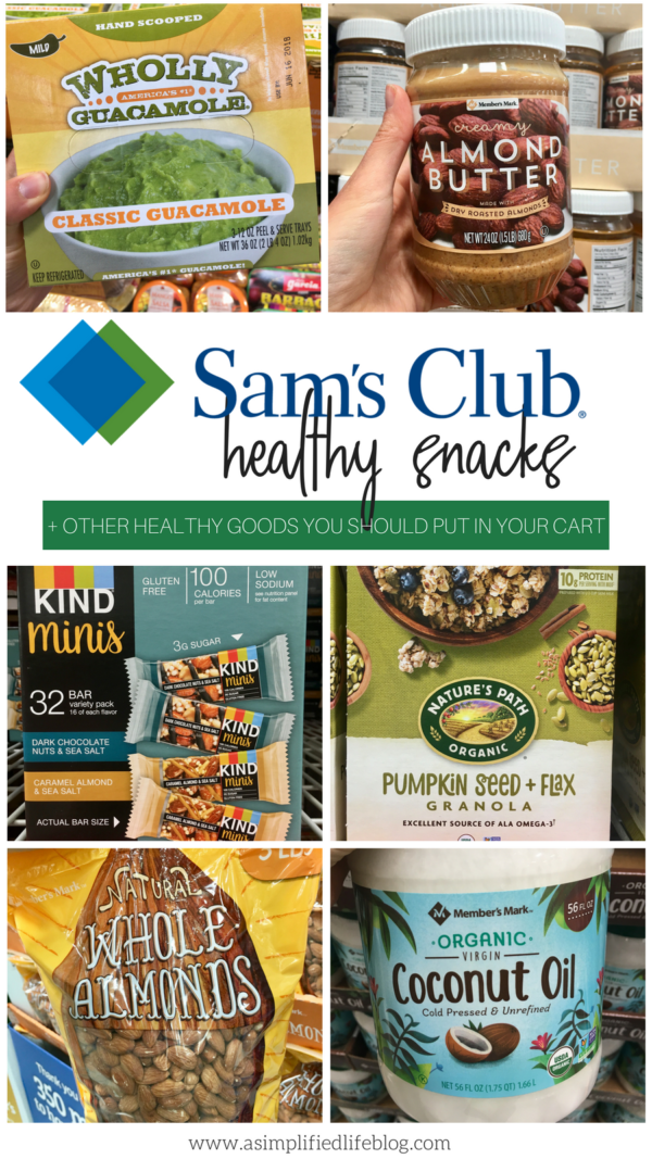 Sam's Club Grocery List and Healthy Snacks