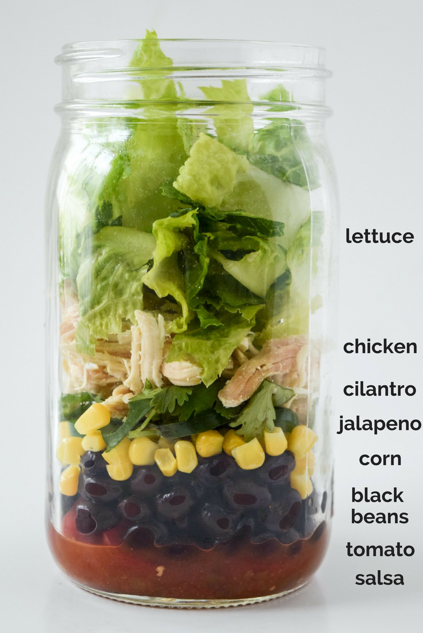 Taco Mason Jar Salads for Easy & Healthy Meal Prep