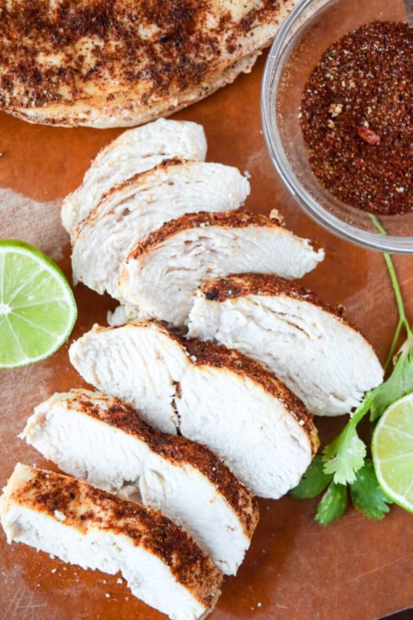 10 Minute Pressure Cooker Taco Chicken