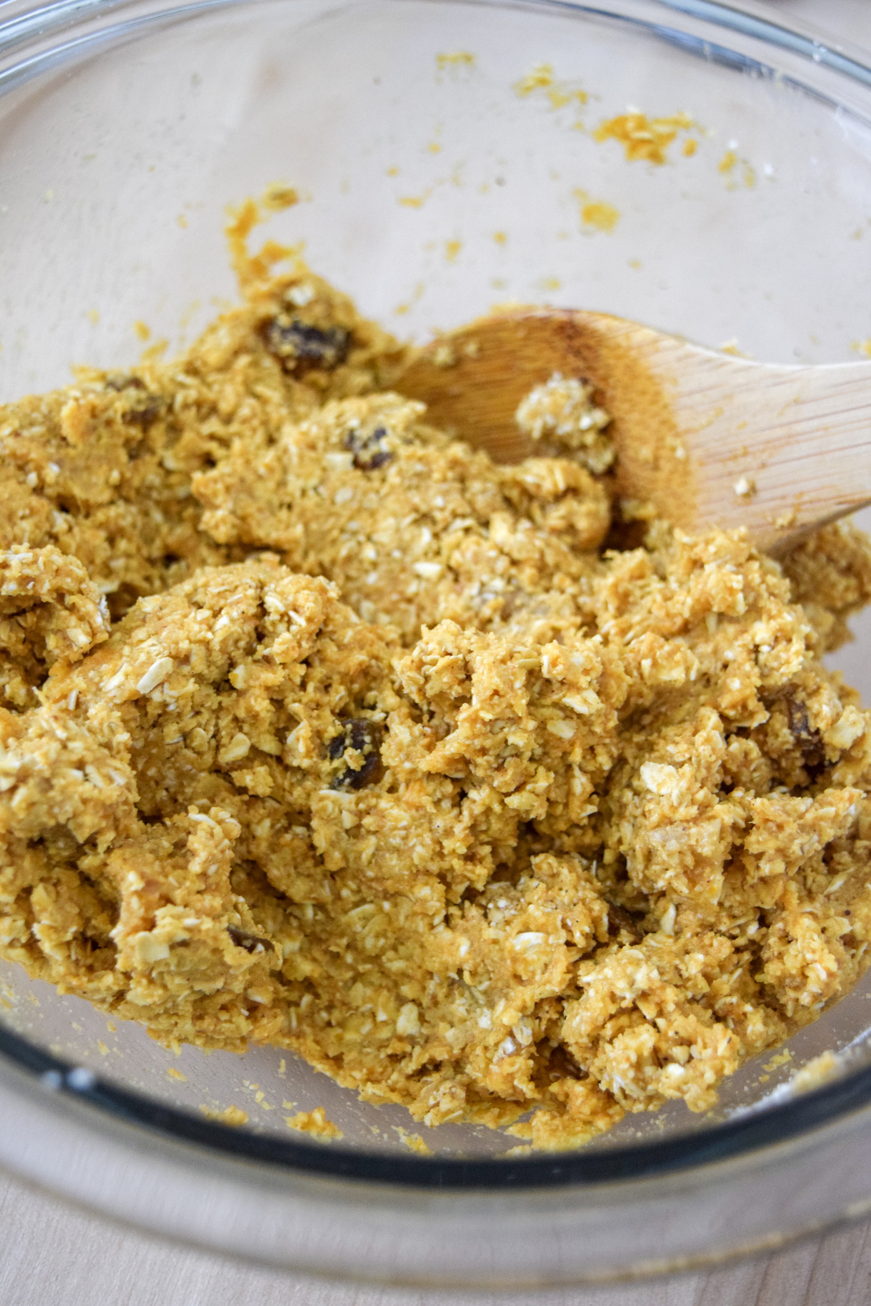 pumpkin breakfast cookie batter