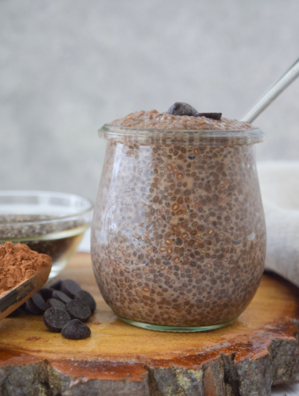 Double Chocolate Chia Seed Pudding