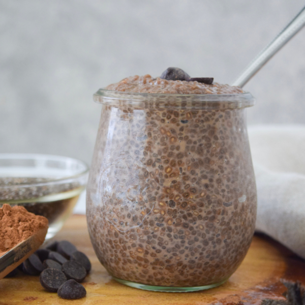 Double Chocolate Chia Seed Pudding