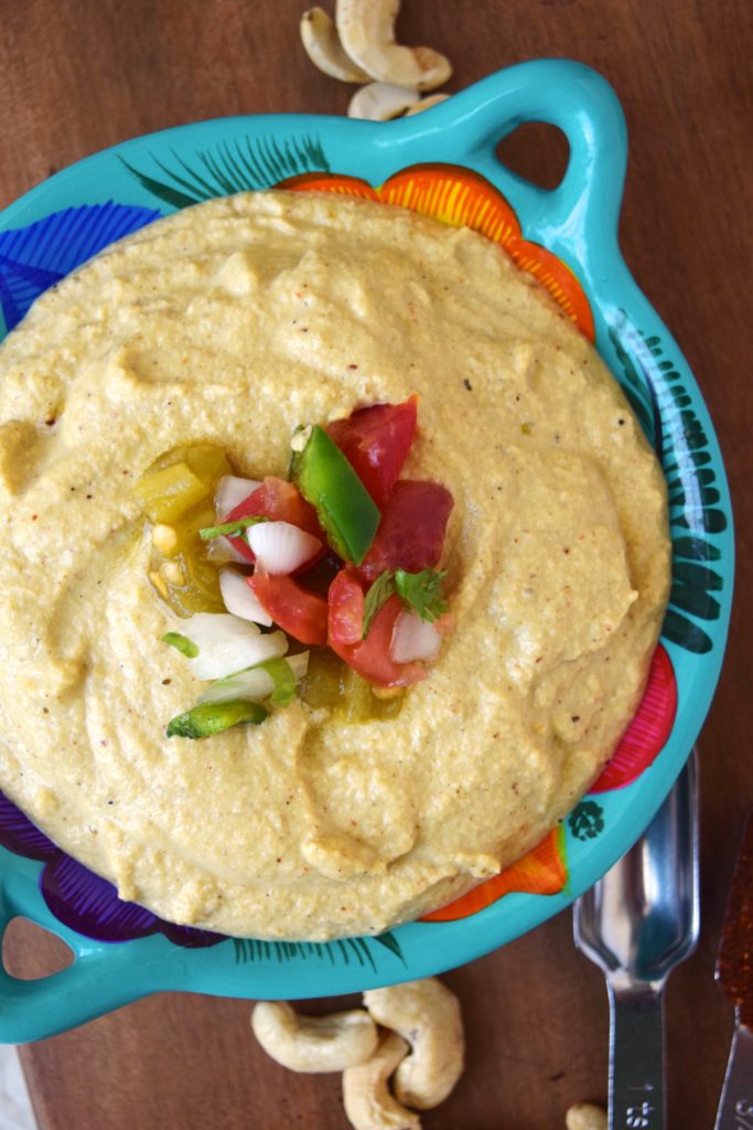 Green Chile Cashew Queso